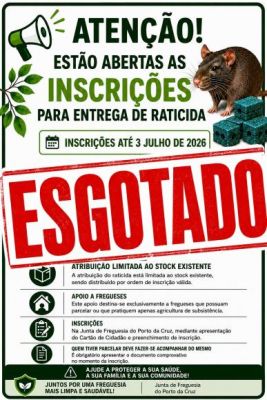 Campanha de distribui&ccedil;&atilde;o de raticida aos agricultores da freguesia